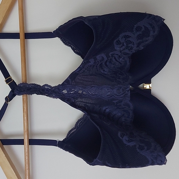 NWT Natori Front Closure Racer Back Lightly Padded Mesh Bra Size 36DD - Picture 3 of 8